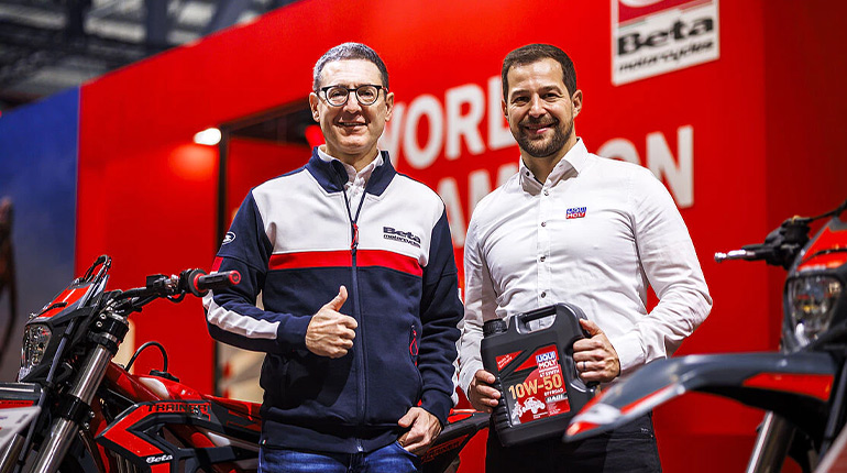 Betamotor still relies on LIQUI MOLY