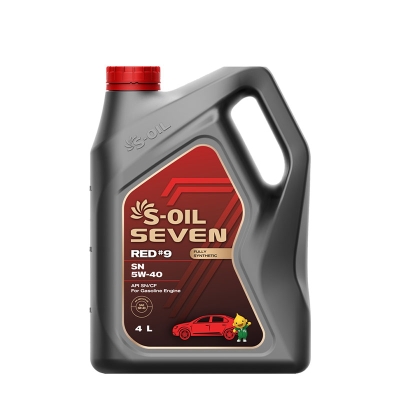 S-OIL 7 RED #9 SN 5W-40-4L