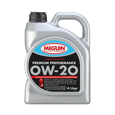 MEGOL Motorenoel Premium Performance SAE 0W-20 4L
